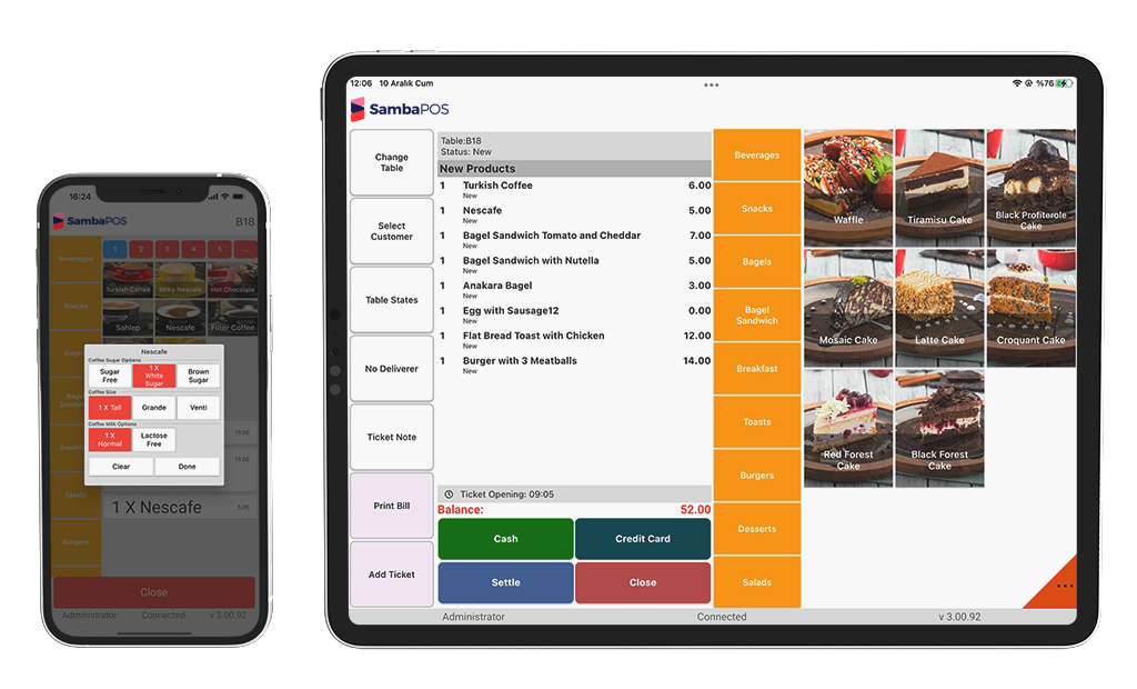 Restaurant Management (SambaPOS) preview